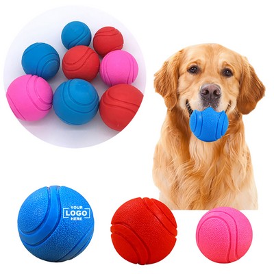 Durable Rubber Chew Ball for Dogs