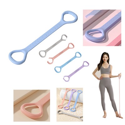 Silicone Fitness Back Beauty Yoga Tension Rope