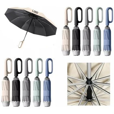 Automatic Portable Travel Reverse Folding Umbrella