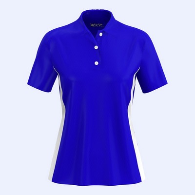 Women's Polo shirt with side inserts