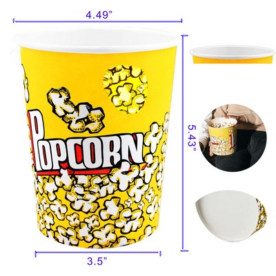 32 Ounce Paper Popcorn Box for Party and Movie