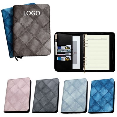 Multi Functional Zipper Padfolio