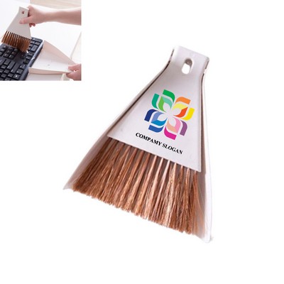 Creative Desktop Broom Brush & Dustpan Set Cleaning Tool