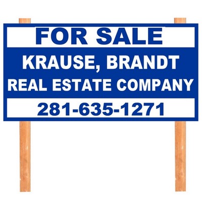 4' x 8' 10 mm Coroplast™ Sign