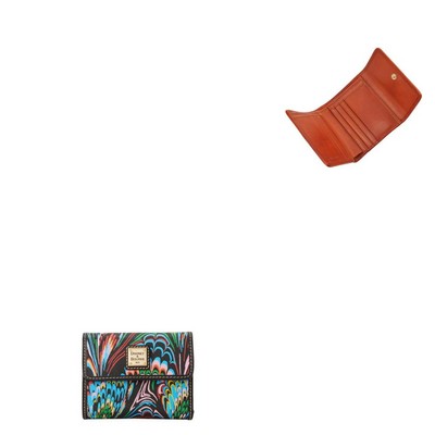 Dooney & Bourke Plumes Small Flap Wallet