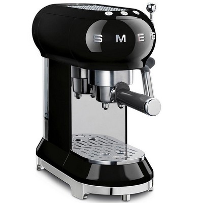 Smeg 50's Retro-Style Espresso Manual Coffee Machine Black