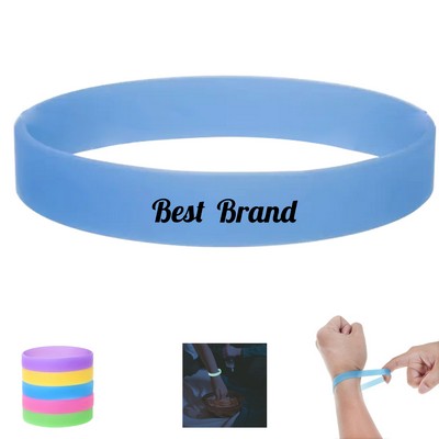 Glow-In-The-Dark Silicone Bracelet