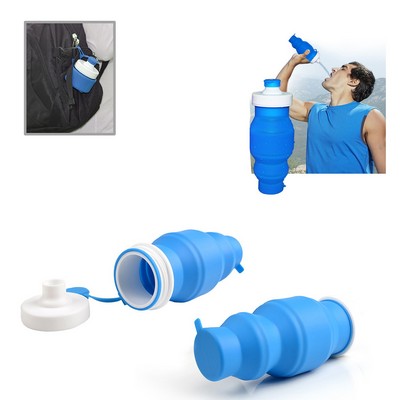 Collapsible Sport Silicone Bottle