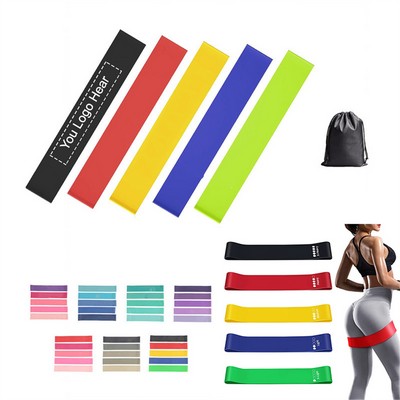 5Pcs Resistance Loop Exercise Bands Set