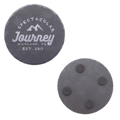 Round Slate Coasters