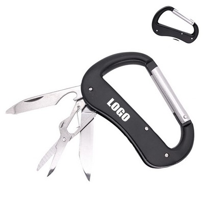 Multi Carabiner Knife Tool Kit