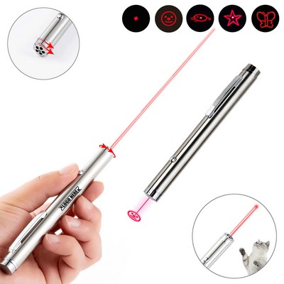 Compact Pen-Shaped Pet Playing Flashlight Red Laser Pointer