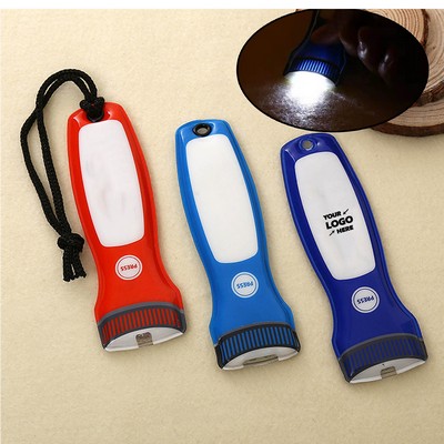 PVC Flashlight Key Chain