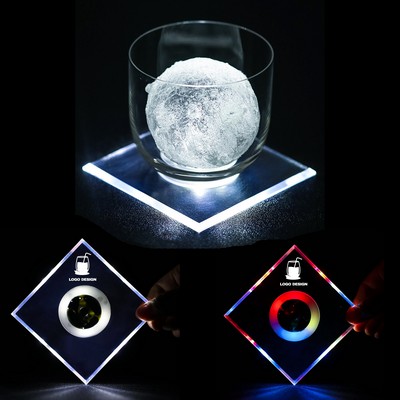 Square LED Light UP Coaster