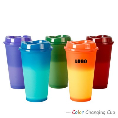 Non-Toxic Handy 16 Oz. Plastic Color Changing Cup