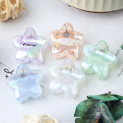 Mini Transparent Starry Bang Clip