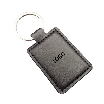 Leatherette Key Tag Key Chain