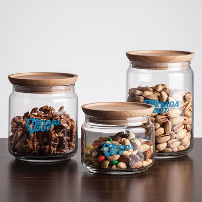 Finch Jar with Wooden Lid - Imprint