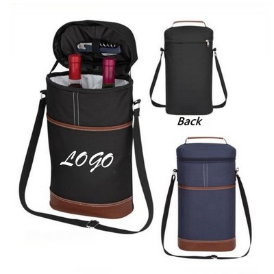 2 Bottle Champagne Wine Cooler Bag