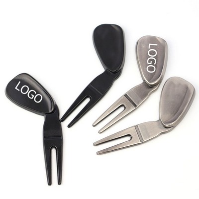 4" Custom Stainless Steel Golf Divot Repair Tool Ball Marker MOQ100PCS