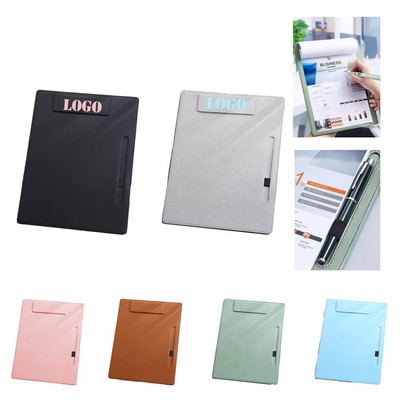 Leather A4 Folder with Magnetic Writing Pad