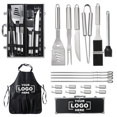 Premium Stainless Steel BBQ Grill Tool Set