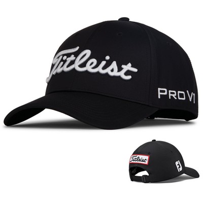 Titleist Tour Performance Adjustable Golf Hat - Black/White