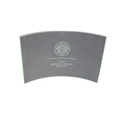 Jade Glass Crescent Award (4"x6")