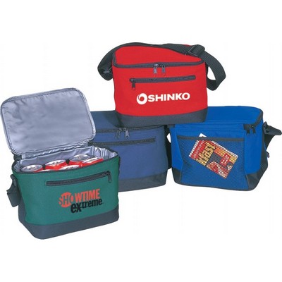 Poly 6-Pack Cooler with Heavy Vinyl Backing