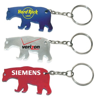 Bear Shape Bottle Opener with Key Chain (Large Quantities)