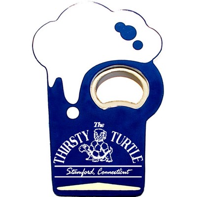 Jumbo Size Beer Mug Shape Magnetic Bottle Opener