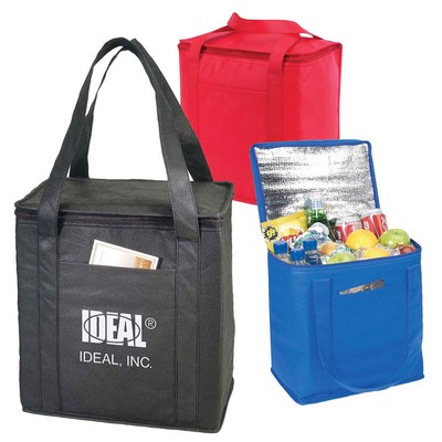 Non-Woven Cooler Tote Bag (12¼"x13¼"x8")