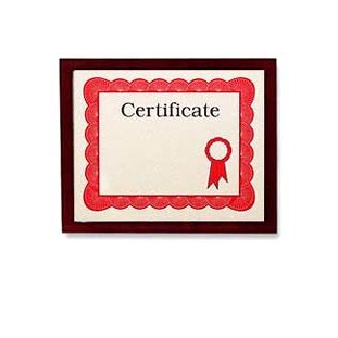 Certificate Frame (8.5"x11") Walnut color