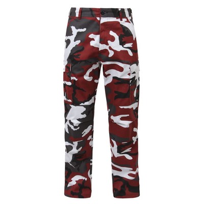 Red Camo Poly/Cotton Twill Battle Dress Uniform Pants (2XL)