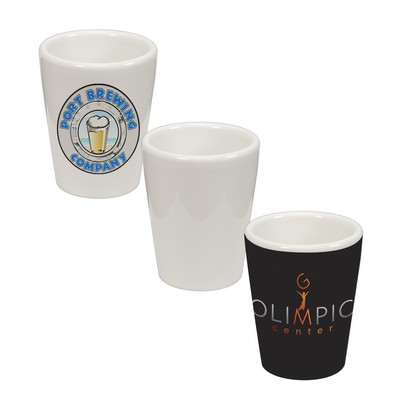 1.5 Oz. Ceramic Sublimation Shot Glass