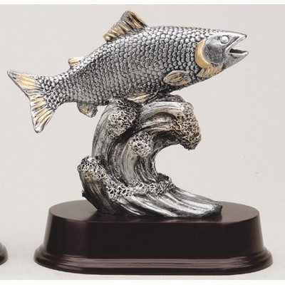 Fish Pewter Figurine- 6"