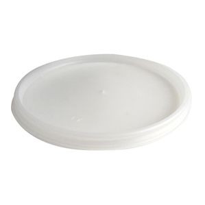 24 Oz. Foam Food Container Lid, Flat