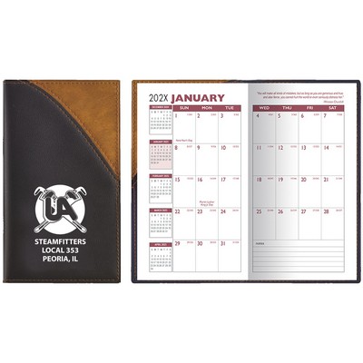 2 Tone Vinyl Designer Series Barcelona Planner - Monthly 1 Color