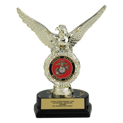 8" Eagle Trophy w/2" Medallion Insert