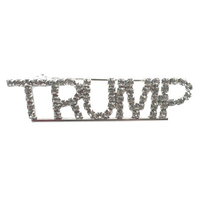 TRUMP Rhinestone Pin