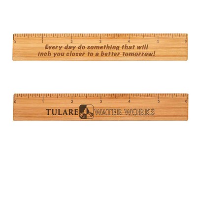 6" Bamboo Ruler