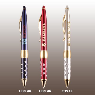 Patriot Brass Ballpoint Pen (Blue)