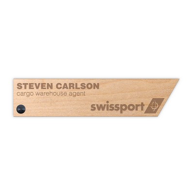 Wood Nameplate & Sign (20-24 Sq. Inches)