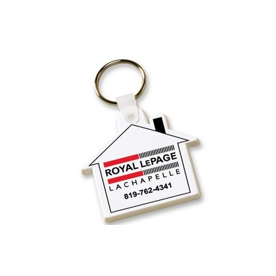 House Flexible Keychain (4-Color)