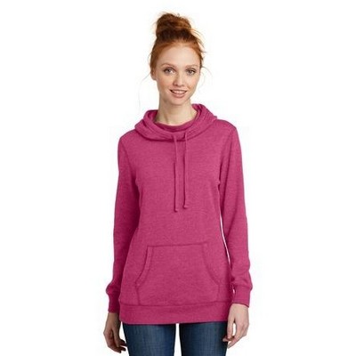 District Made® Ladies' Lightweight Fleece Hoodie