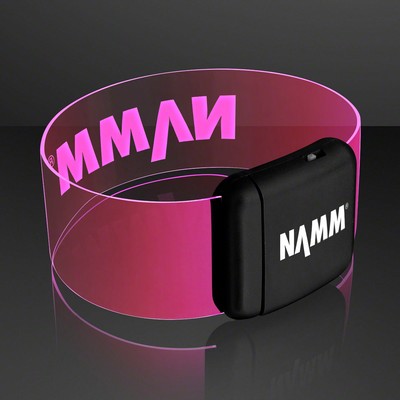 Cosmic Pink LED Neon Bracelets - Domestic Print