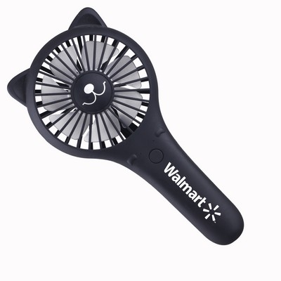 Cat Face Shaped Rechargeable Fan