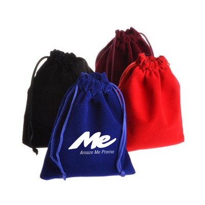 Portable Velvet Drawstring Gift Bag