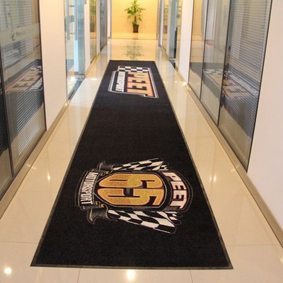 High-End Logo Mat 6X12 (ft) In/Outdoor Commercial Grade with Anti-Slip Feature