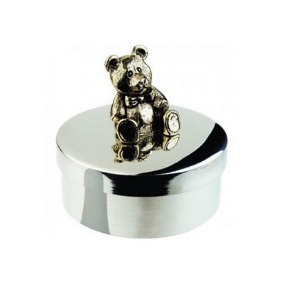 Salisbury 1 7/8" Keepsake Box w/Teddy Bear